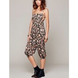 Free People x Nightcap Floral Jumpsuit